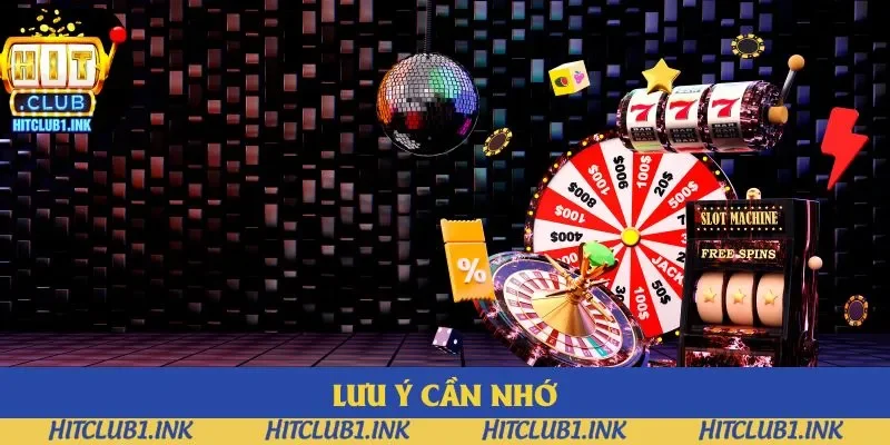 Lưu ý cần nhớ